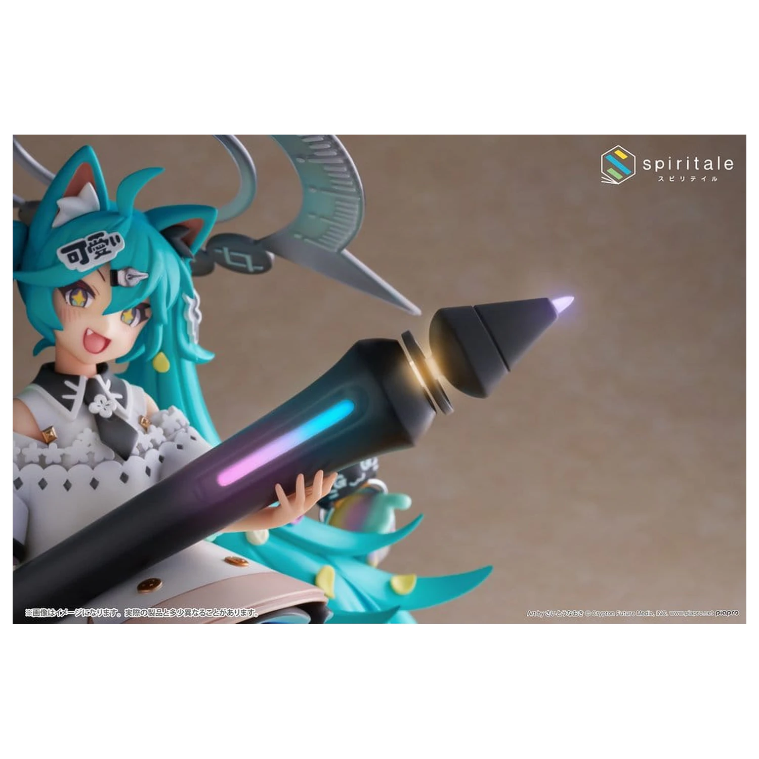 Hatsune Miku x Naoki Saito PVC Statue 1/7 My Figure Making! The Painter Ver. 34 cm  product photo