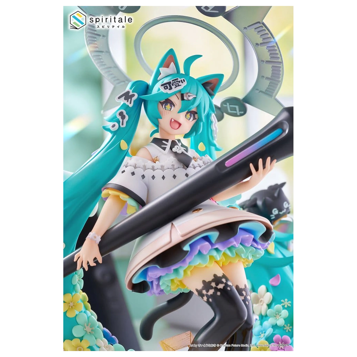 Hatsune Miku x Naoki Saito PVC Statue 1/7 My Figure Making! The Painter Ver. 34 cm  product photo