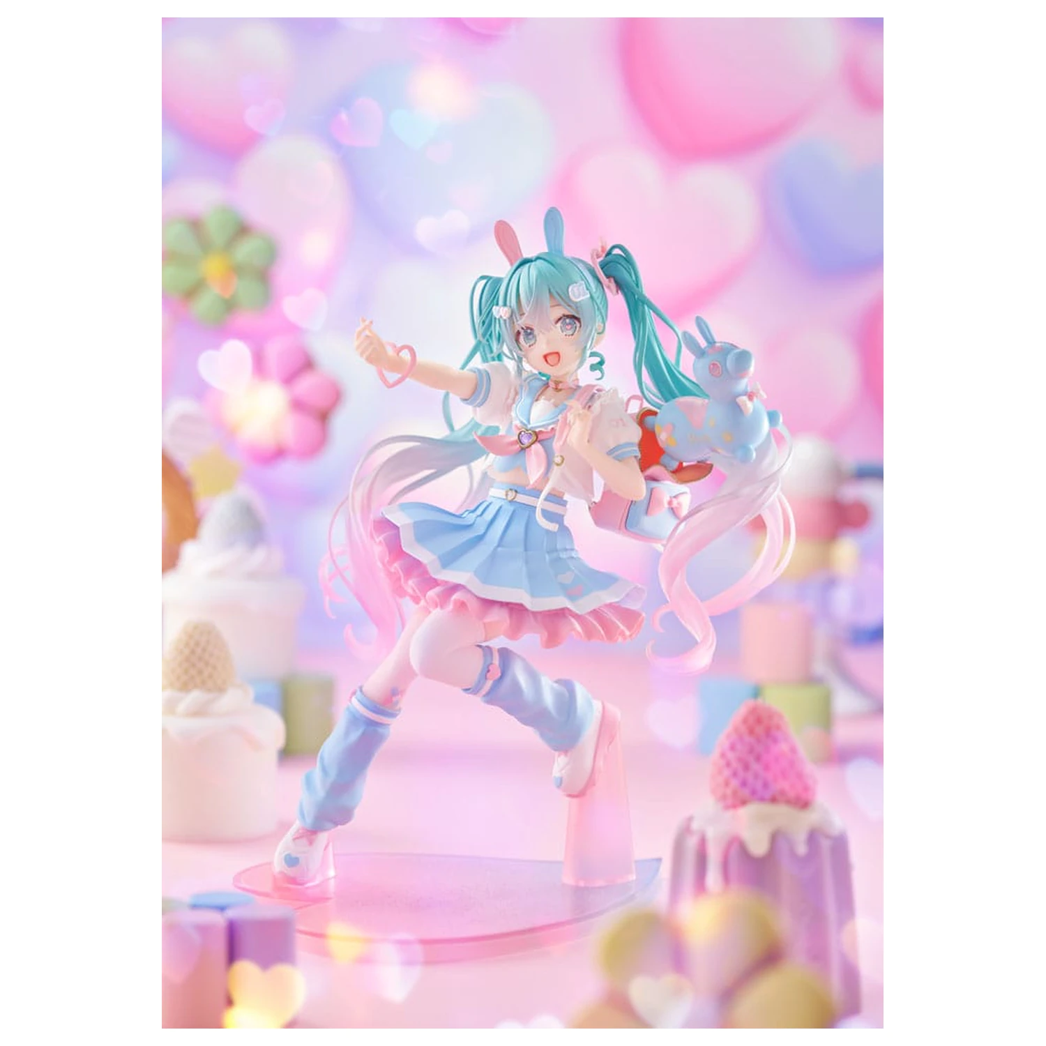 Hatsune Miku x RODY Newly Written Taito Kuji Online PVC Statue Hatsune Miku 18 cm product photo