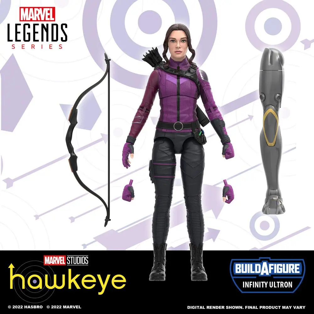 Hawkeye Marvel Legends Series Action Figure 2022 Infinity Ultron BAF: Kate Bishop 15 cm product photo