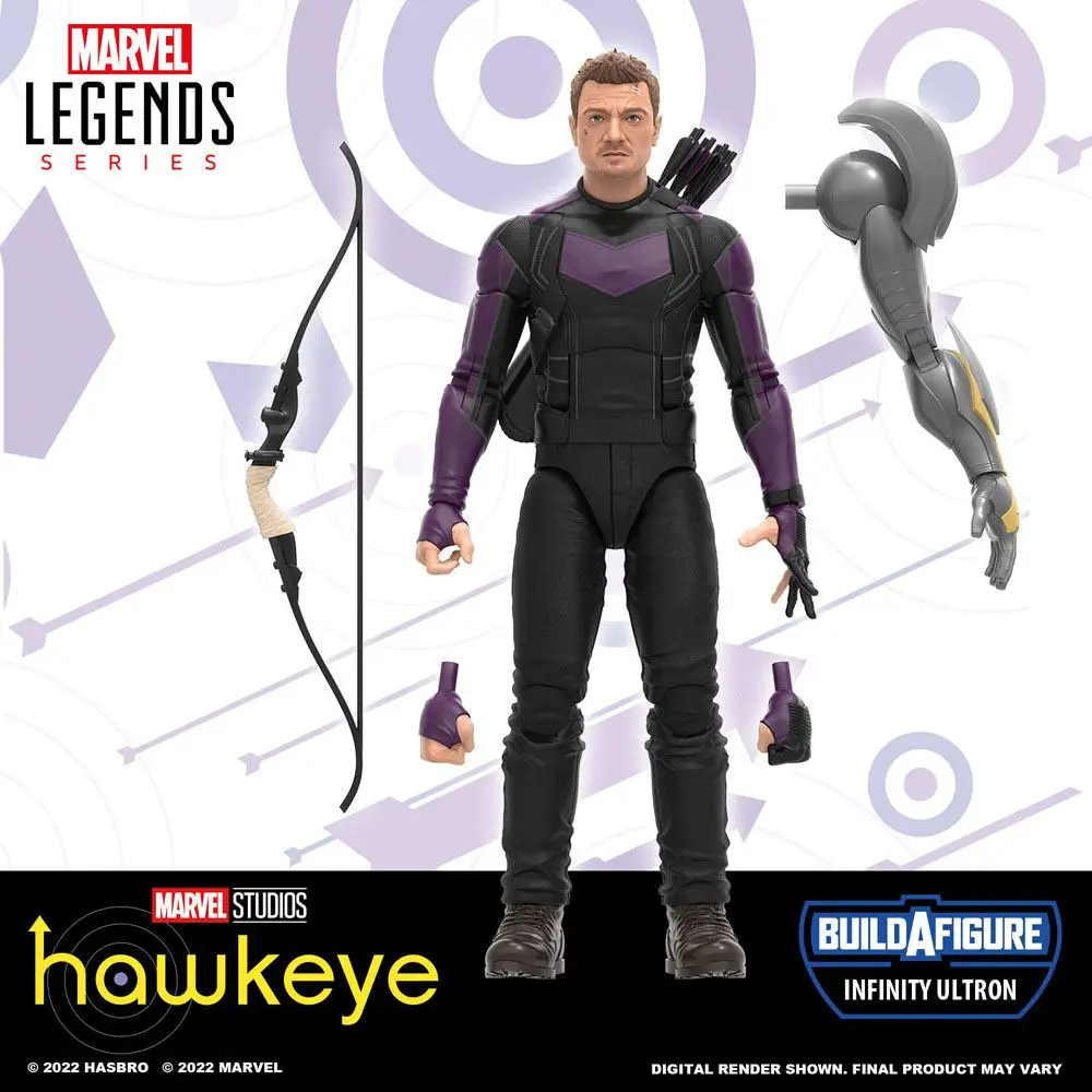 Hawkeye Marvel Legends Series Action Figure 2022 Infinity Ultron BAF: Marvel's Hawkeye 15 cm product photo