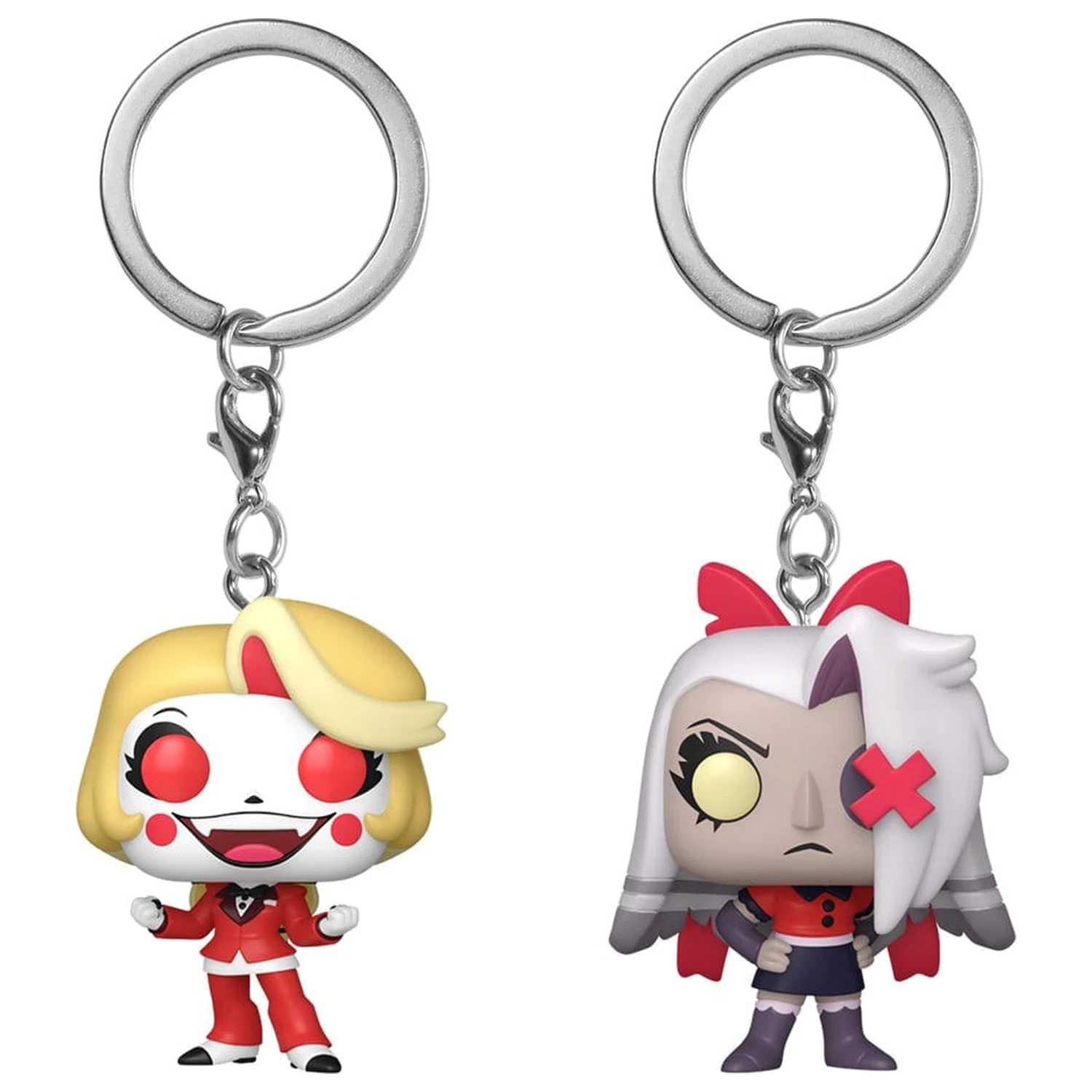 Hazbin Hotel Funko POP! Vinyl Keychain 2-Pack Charlie & Vaggie 4 cm  product photo