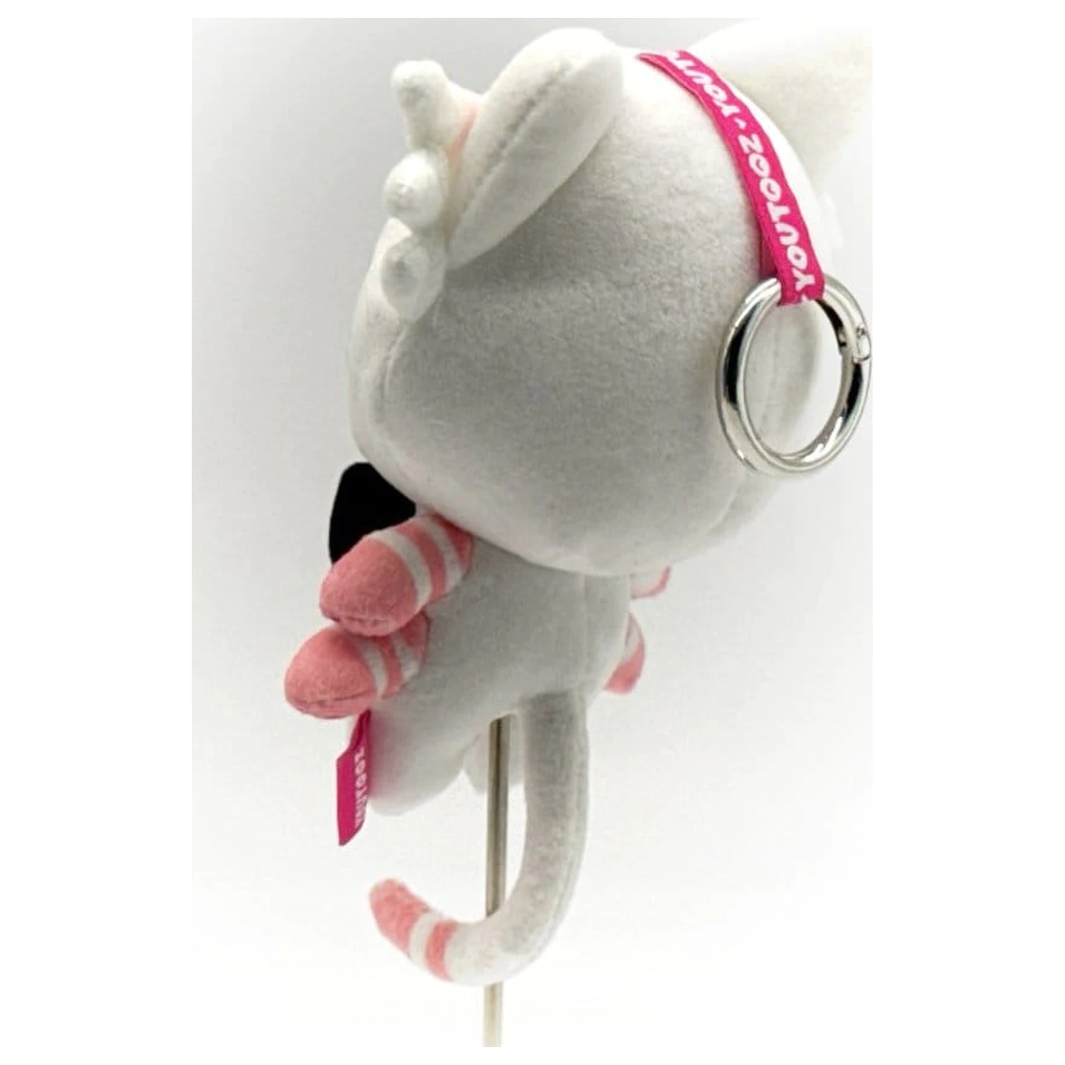 Hazbin Hotel Keychain Plush Angel Dust Kitty 13 cm product photo
