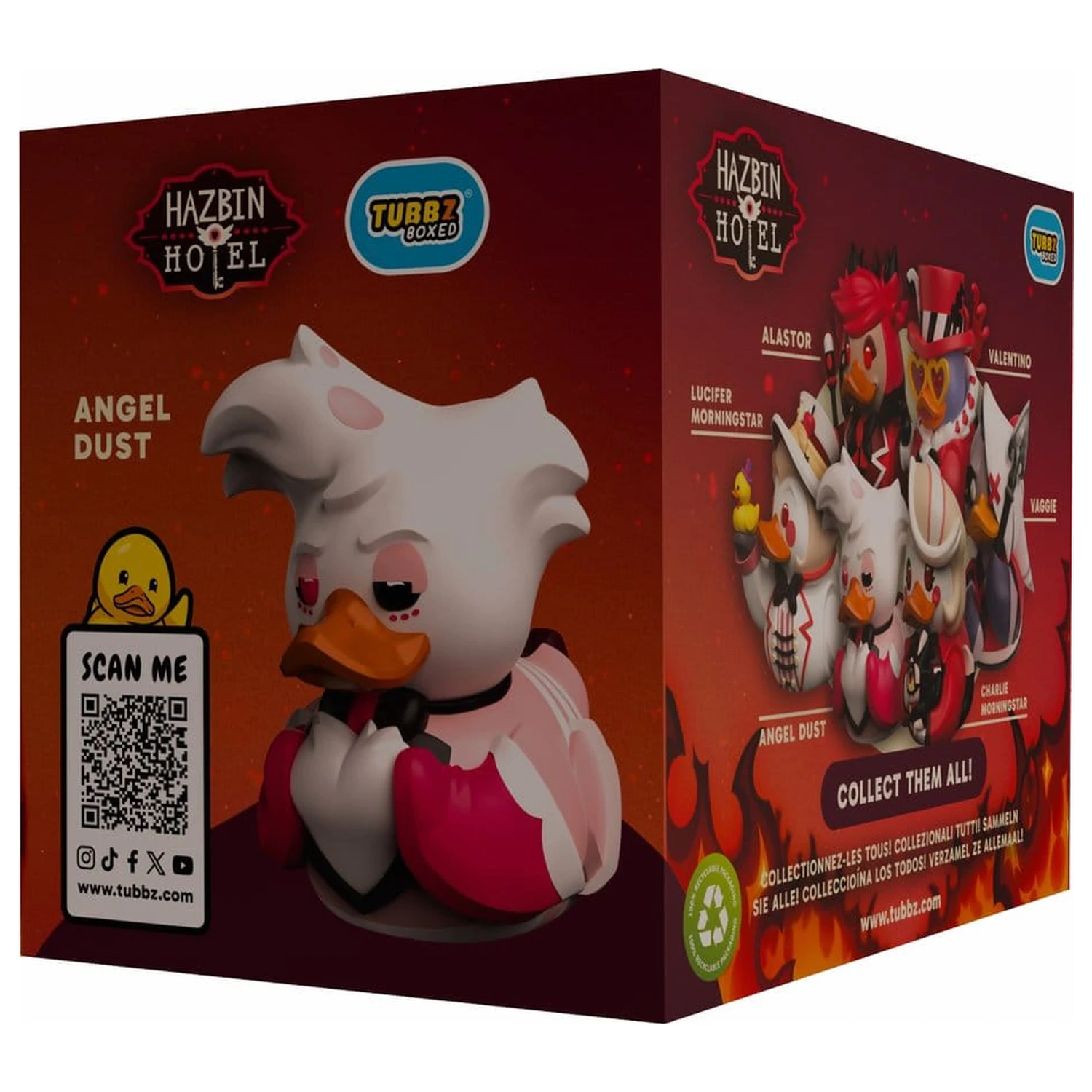 Hazbin Hotel Tubbz PVC Figure Angel Dust Boxed Edition 10 cm             product photo