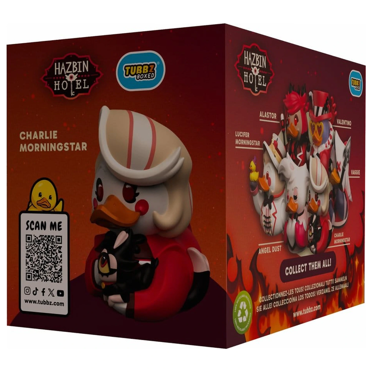 Hazbin Hotel Tubbz PVC Figure Charlie Morningstar Boxed Edition 10 cm             product photo