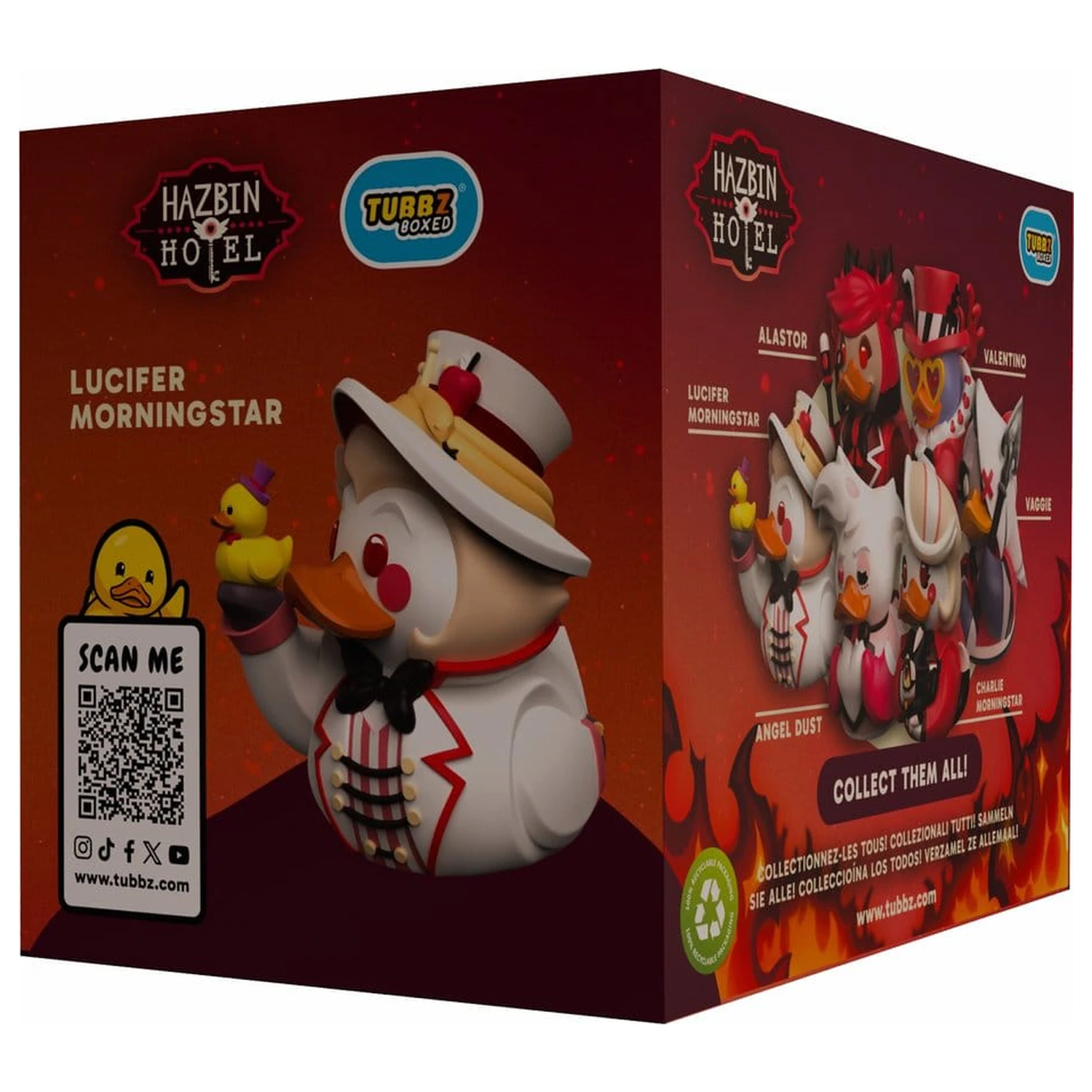 Hazbin Hotel Tubbz PVC Figure Lucifer Morningstar Boxed Edition 10 cm                  product photo