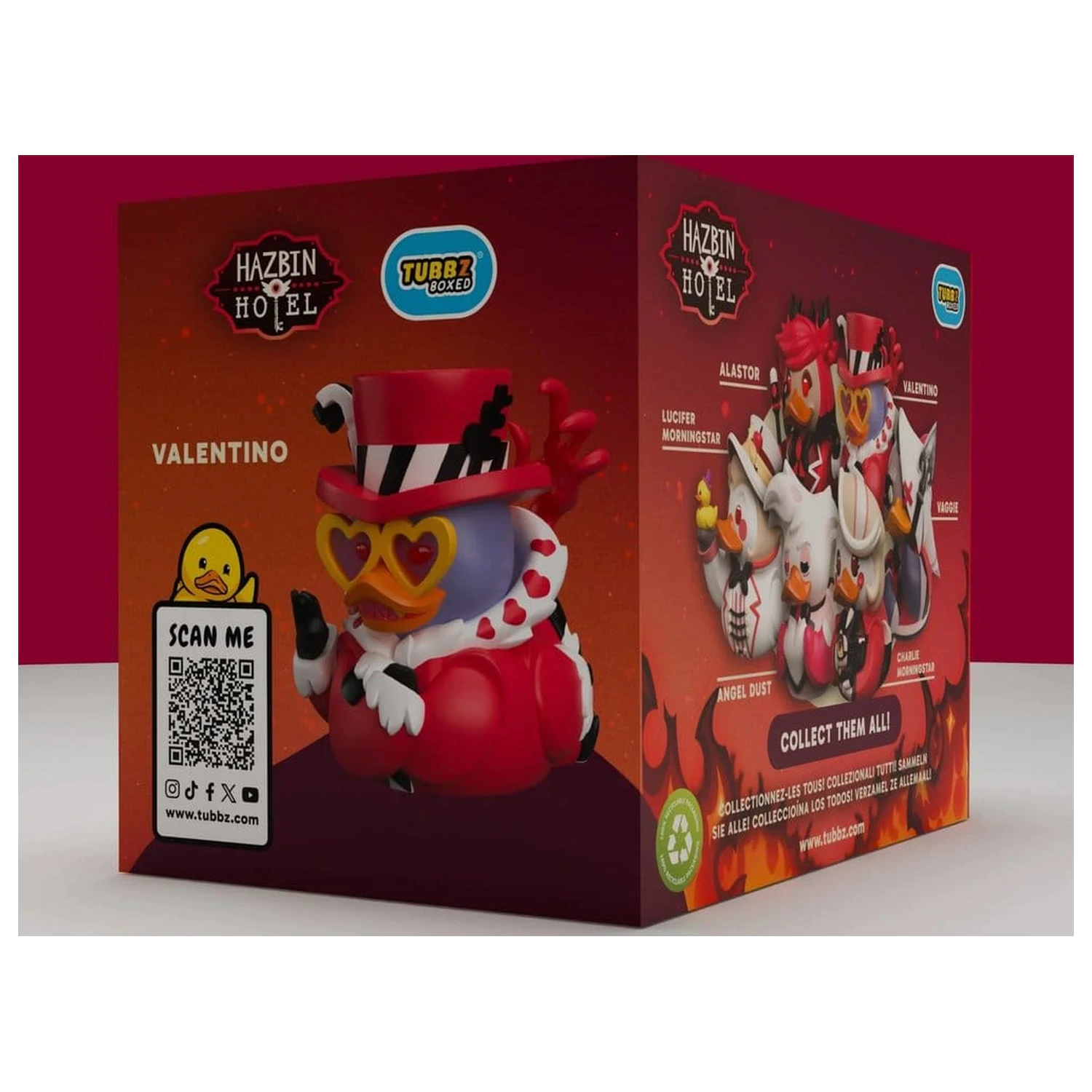 Hazbin Hotel Tubbz PVC Figure Valentino Boxed Edition 10 cm                   product photo