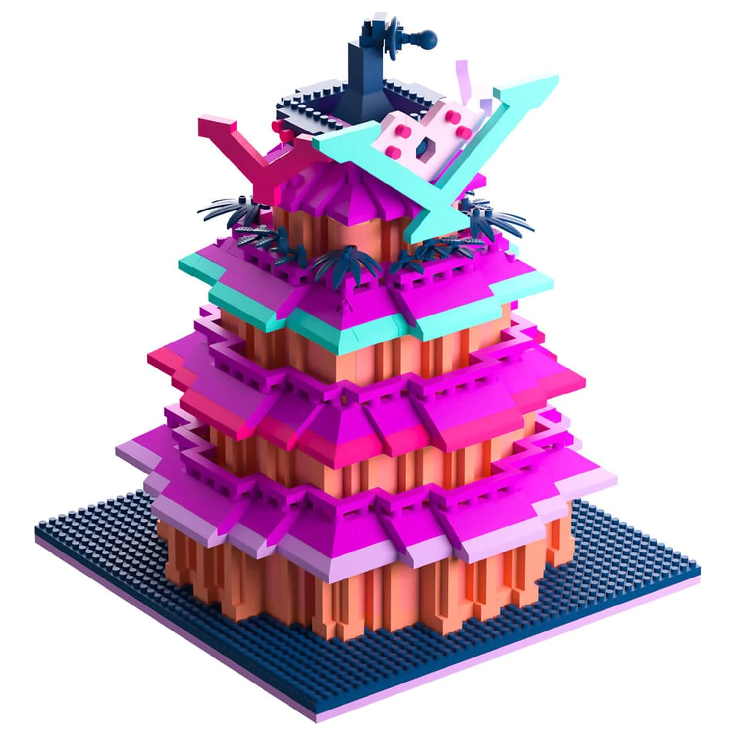Hazbin Hotel brickset V Tower 20 cm     product photo