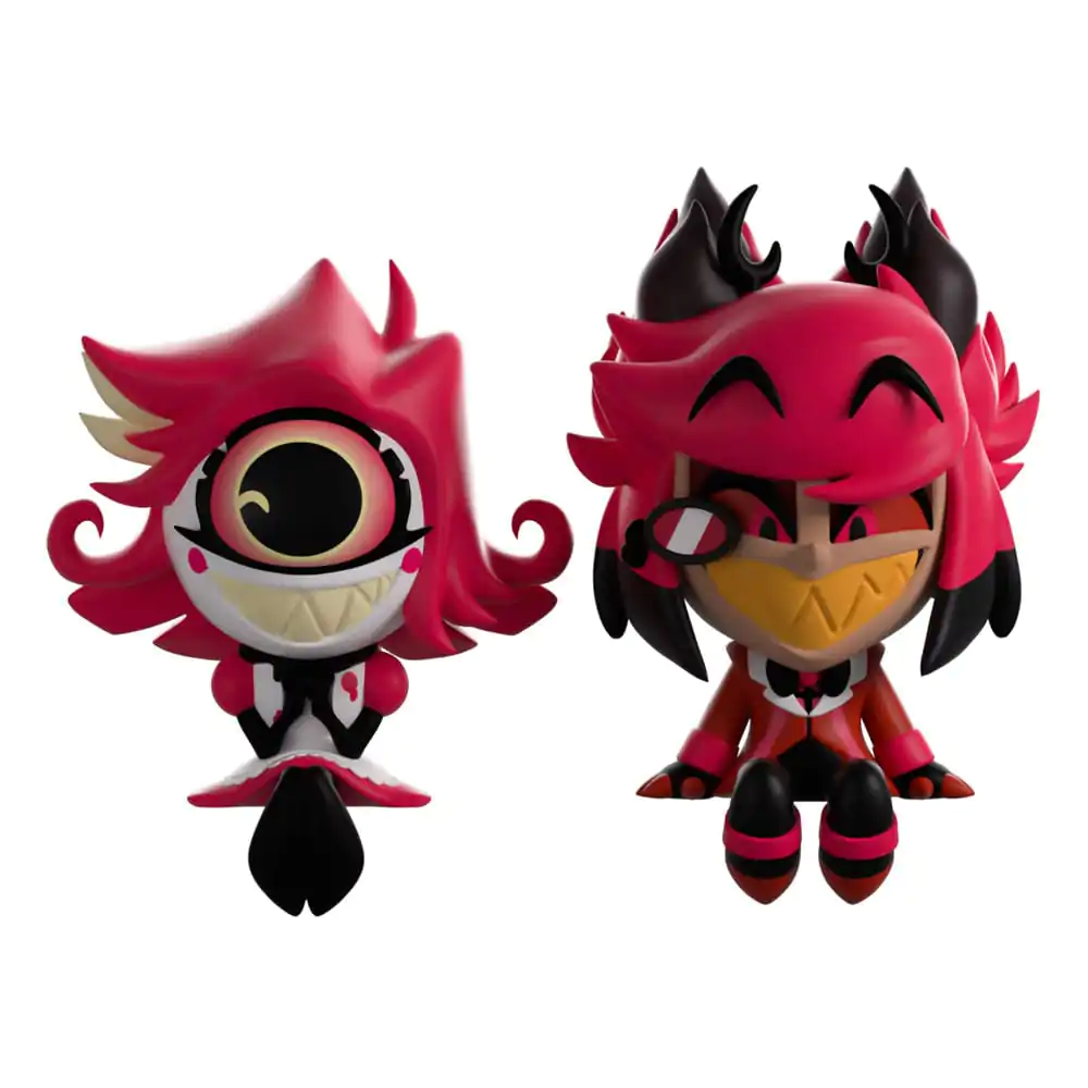 Hazbin Hotel Vinyl Figures Alastor &amp; Niffty Monitor Buddiez product photo