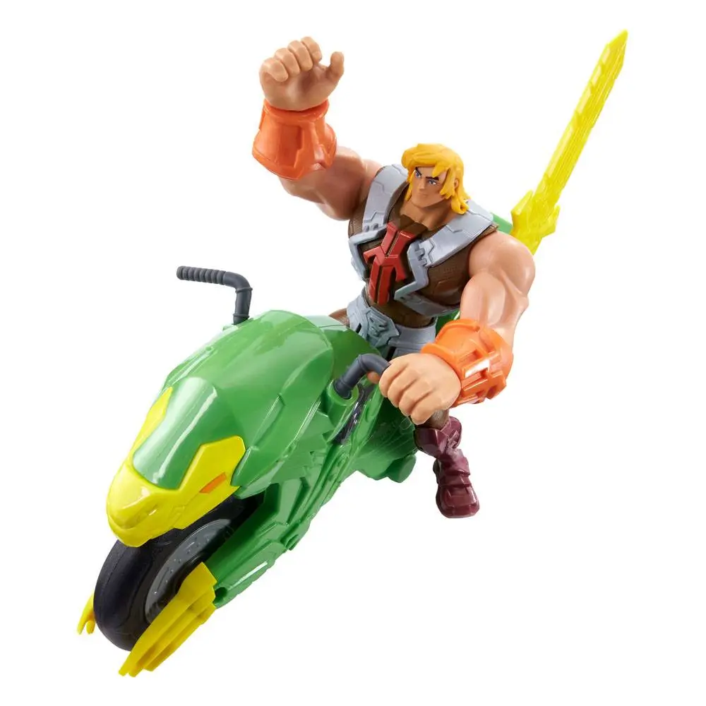 He-Man and the Masters of the Universe Action Figure with Vehicle 2022 He-Man &amp; Ground Ripper 14 cm product photo
