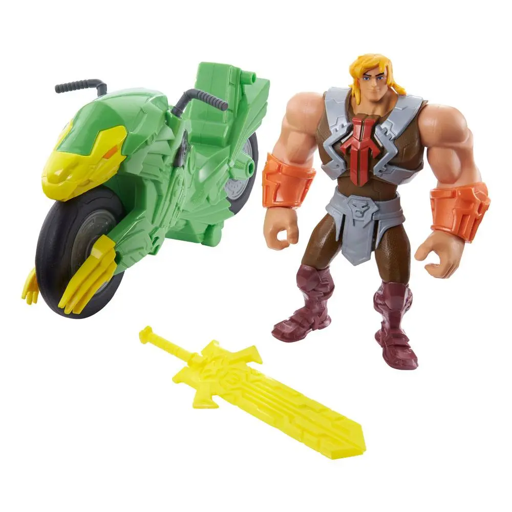 He-Man and the Masters of the Universe Action Figure with Vehicle 2022 He-Man &amp; Ground Ripper 14 cm product photo