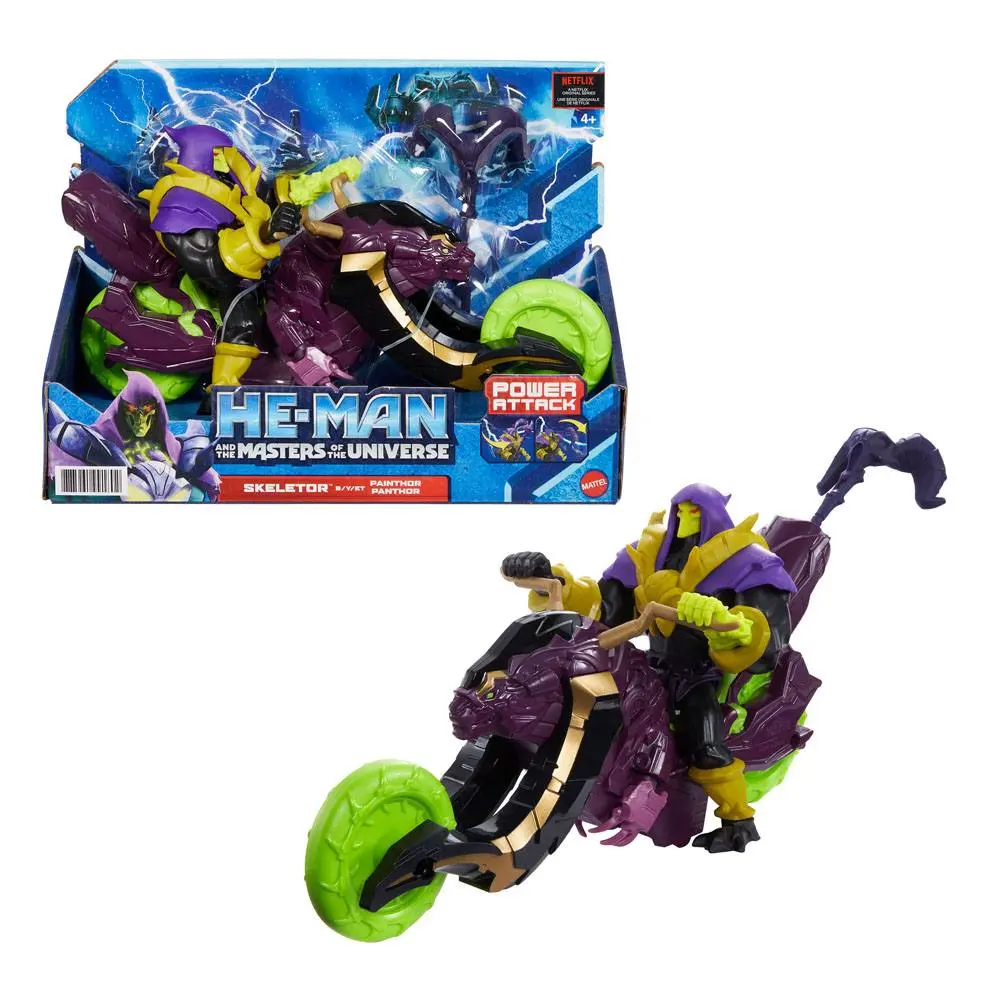 He-Man and the Masters of the Universe Action Figure with Vehicle 2022 Skeletor &amp; Painthor 14 cm product photo
