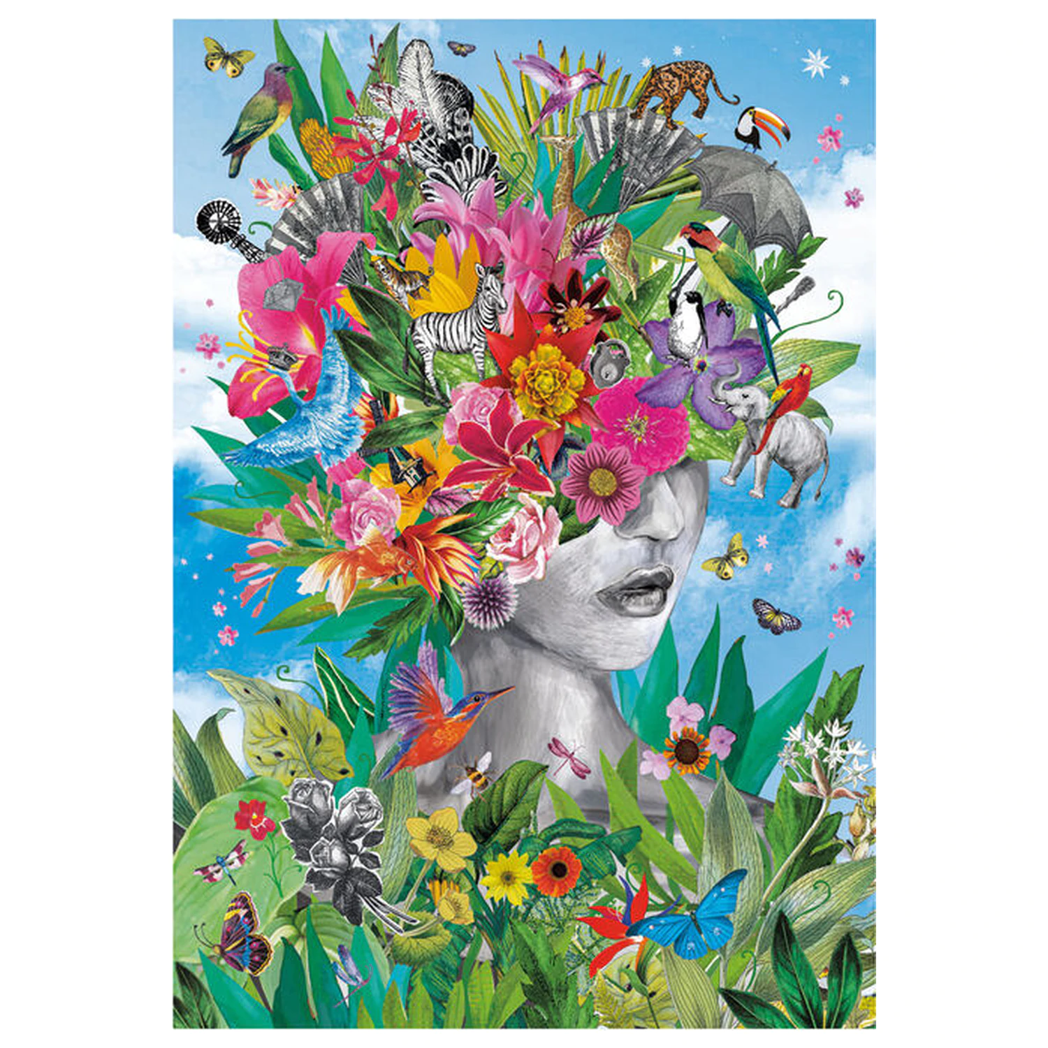 Head in the Jungle puzzle 500pcs product photo