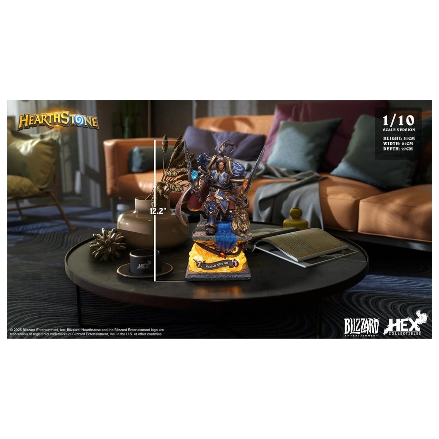 Hearthstone Statue 1/10 Varian Wrynn 31 cm product photo