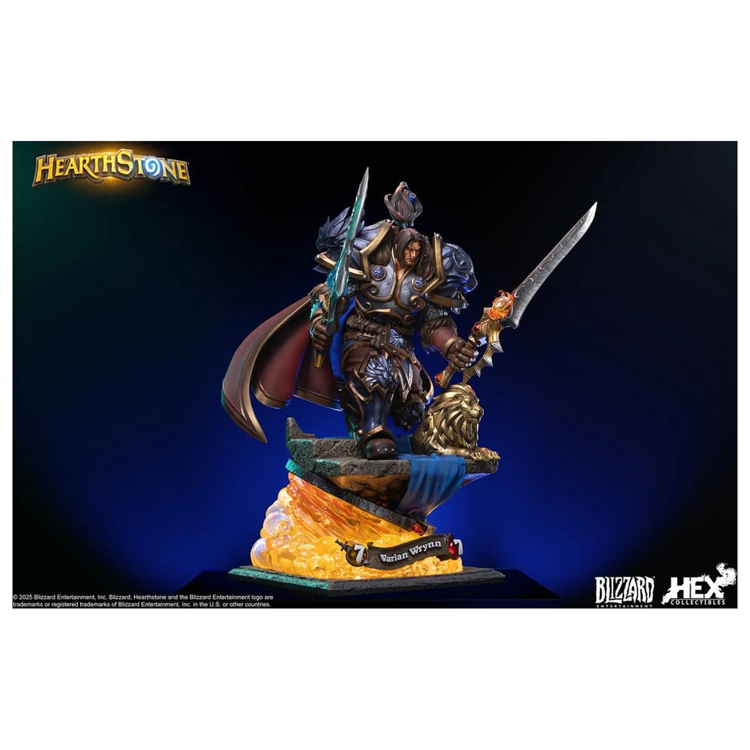 Hearthstone Statue 1/10 Varian Wrynn 31 cm product photo