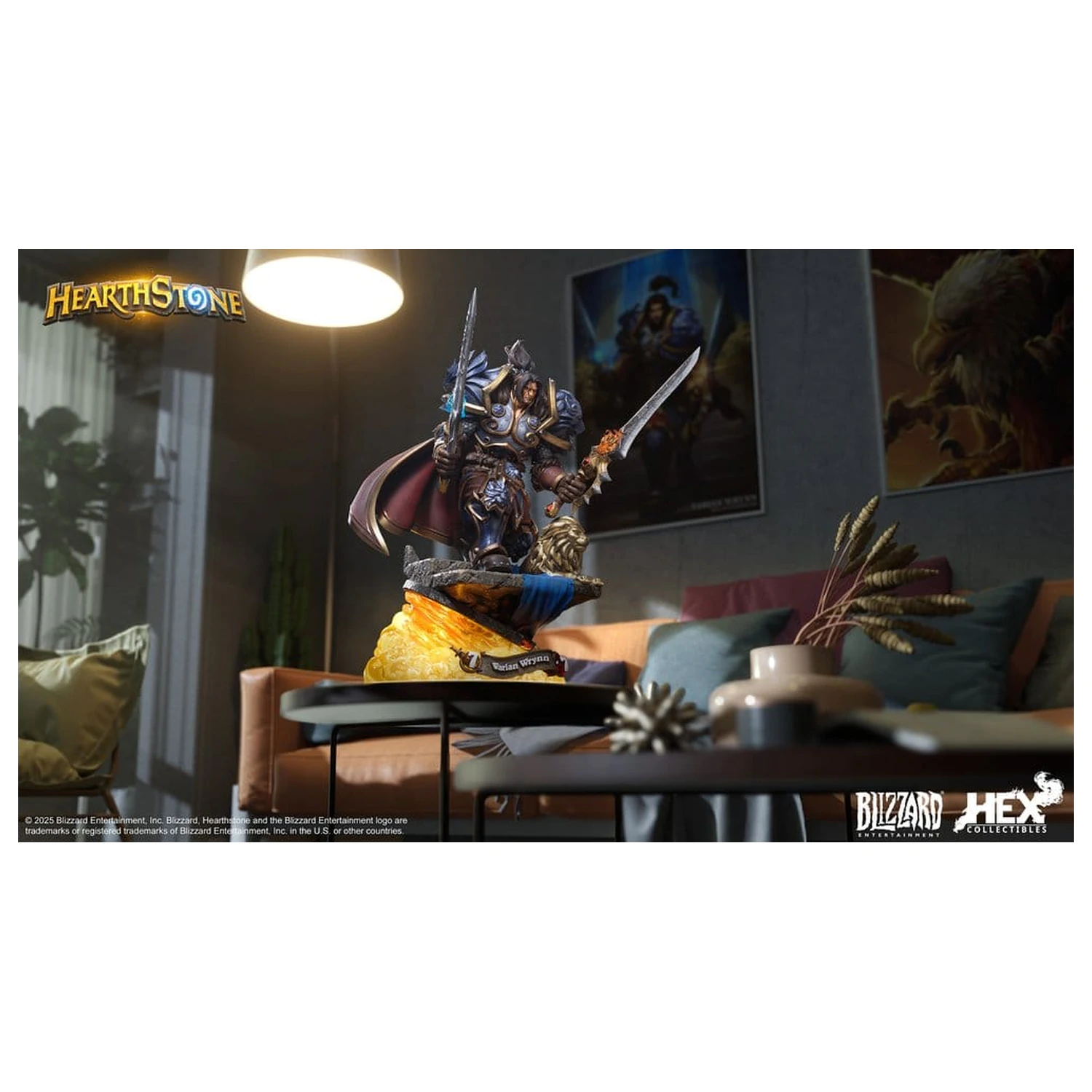 Hearthstone Statue 1/10 Varian Wrynn 31 cm product photo