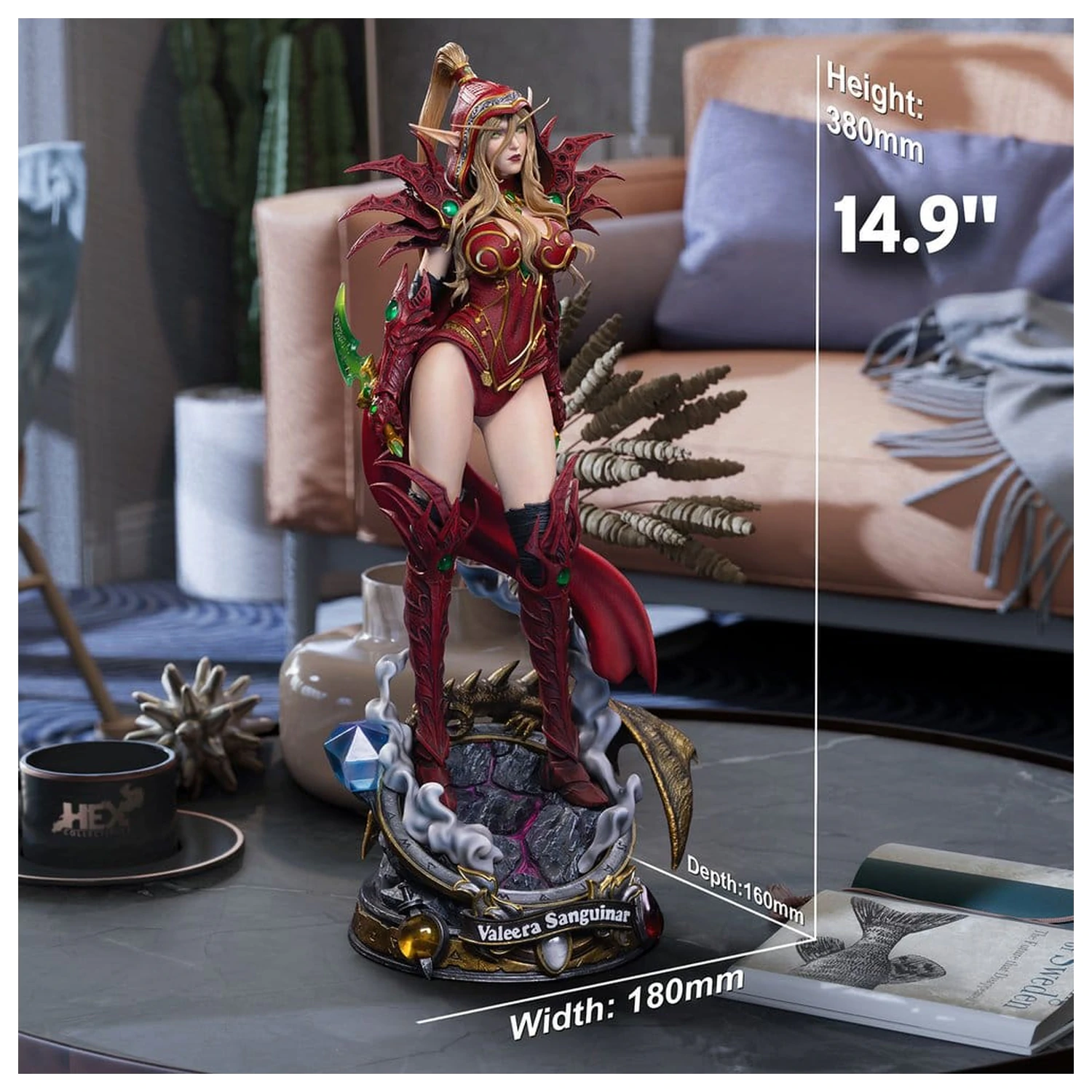 Hearthstone 1/6 Statue Valeera Sanguinar 38 cm product photo