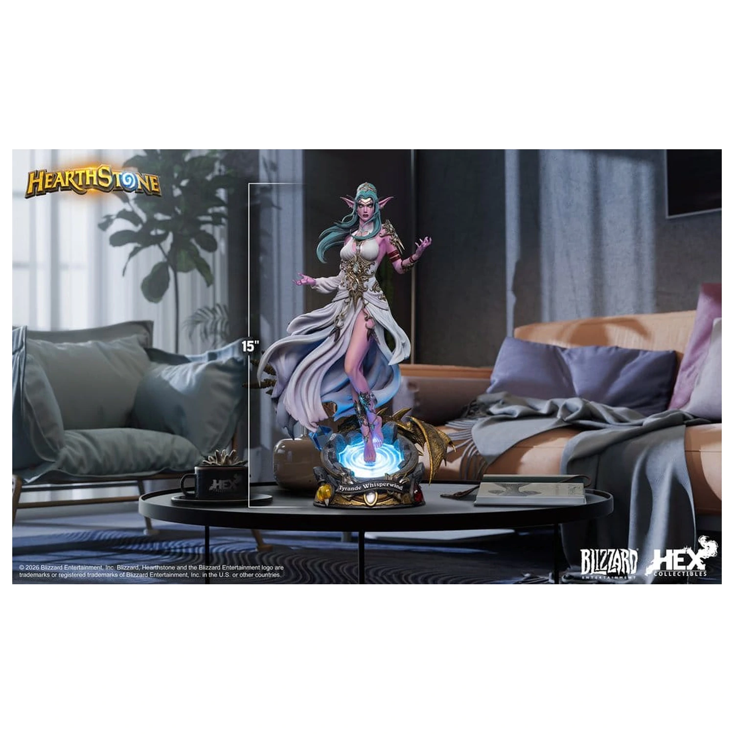 Hearthstone Statue 1/6 Tyrande Whisperwind 38 cm product photo