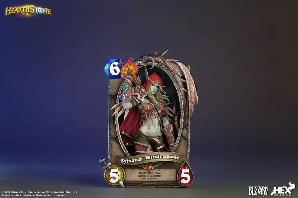 Hearthstone 3D Art Frame Statue Sylvanas Windrunner 31 cm product photo