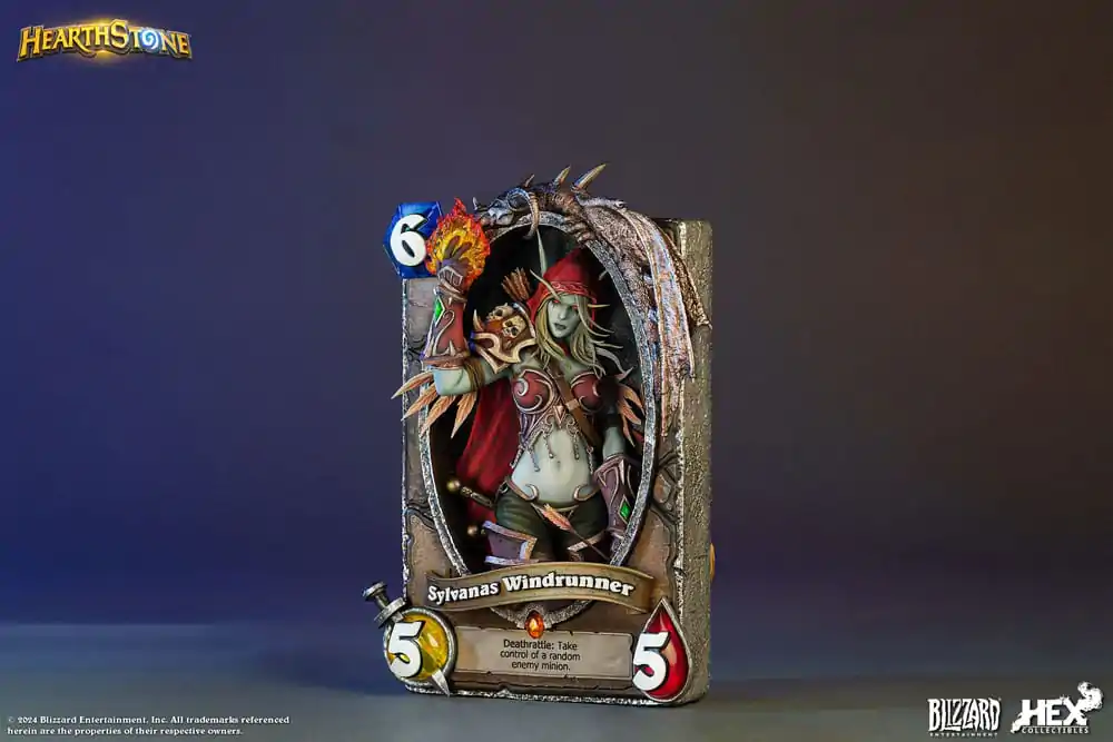 Hearthstone 3D Art Frame Statue Sylvanas Windrunner 31 cm product photo