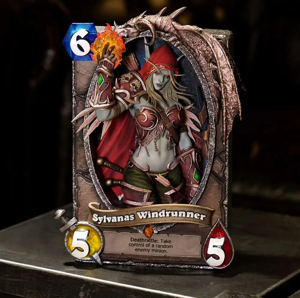 Hearthstone 3D Art Frame Statue Sylvanas Windrunner 31 cm product photo