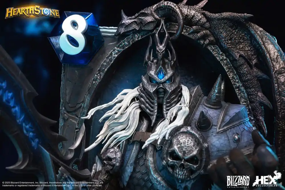 Hearthstone 3D Art Frame Statue The Lich King 31 cm product photo