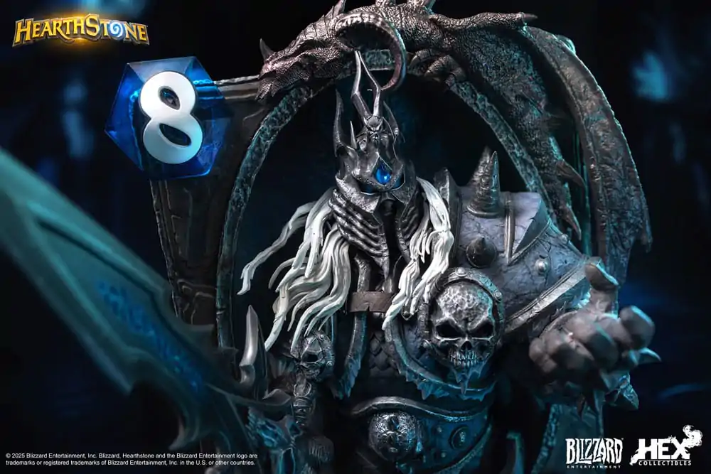 Hearthstone 3D Art Frame Statue The Lich King 31 cm product photo