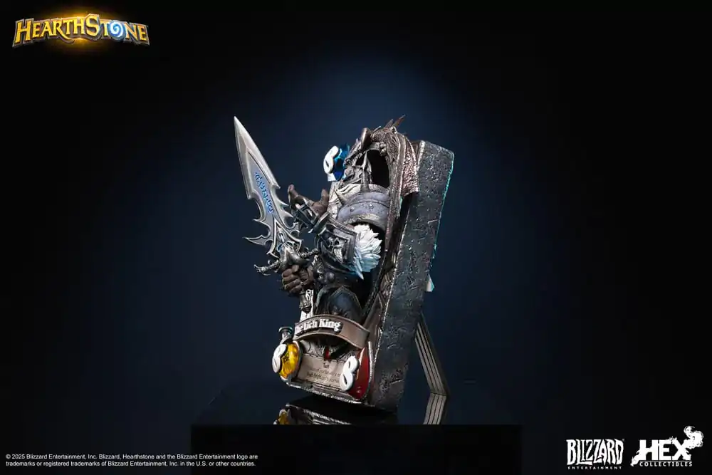 Hearthstone 3D Art Frame Statue The Lich King 31 cm product photo