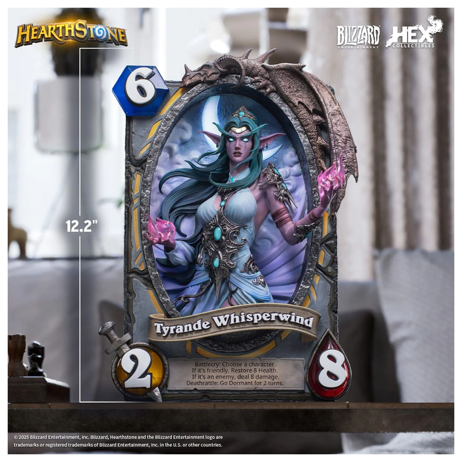 Hearthstone 3D Art Frame Statue Tyrande Whisperwind 31 cm product photo
