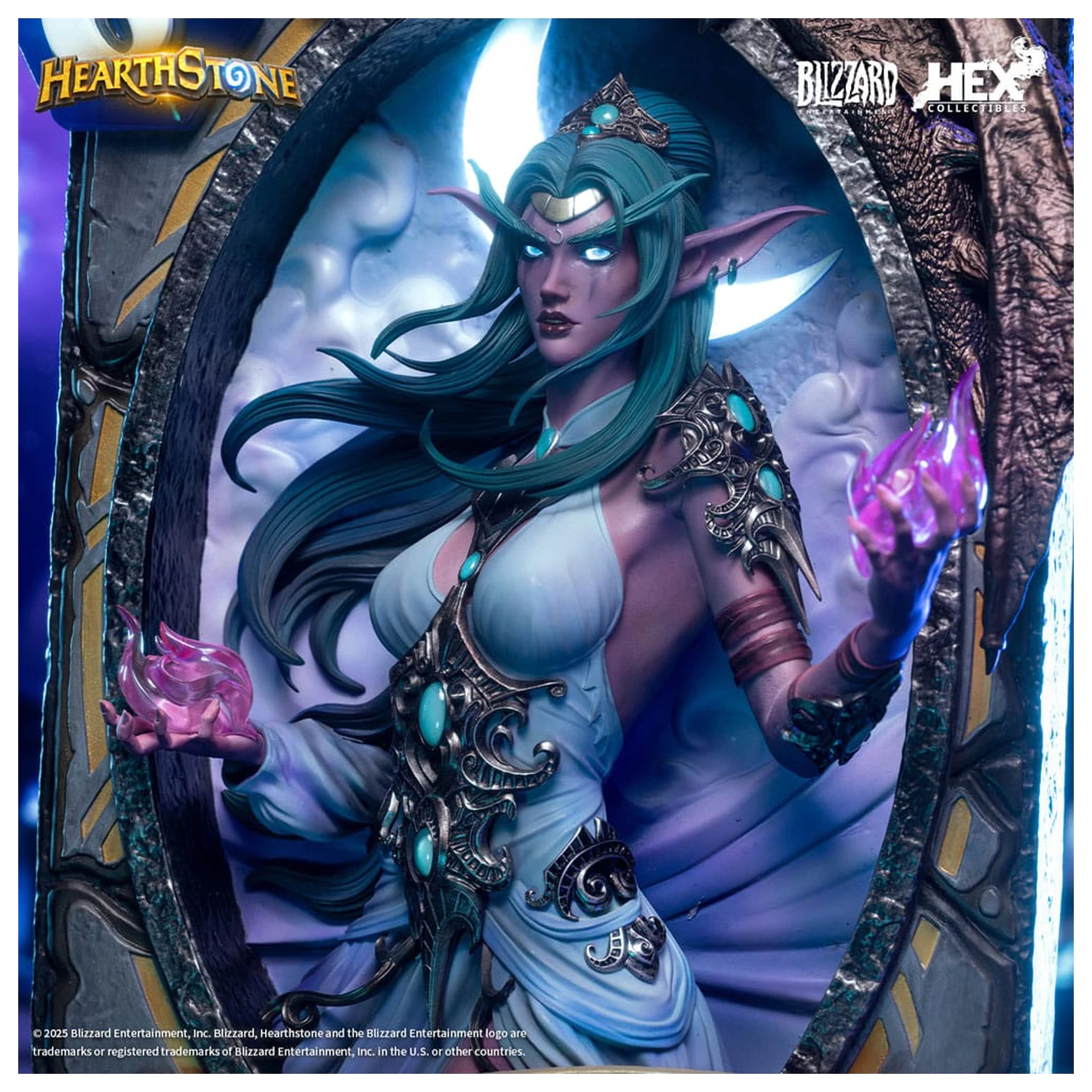 Hearthstone 3D Art Frame Statue Tyrande Whisperwind 31 cm product photo