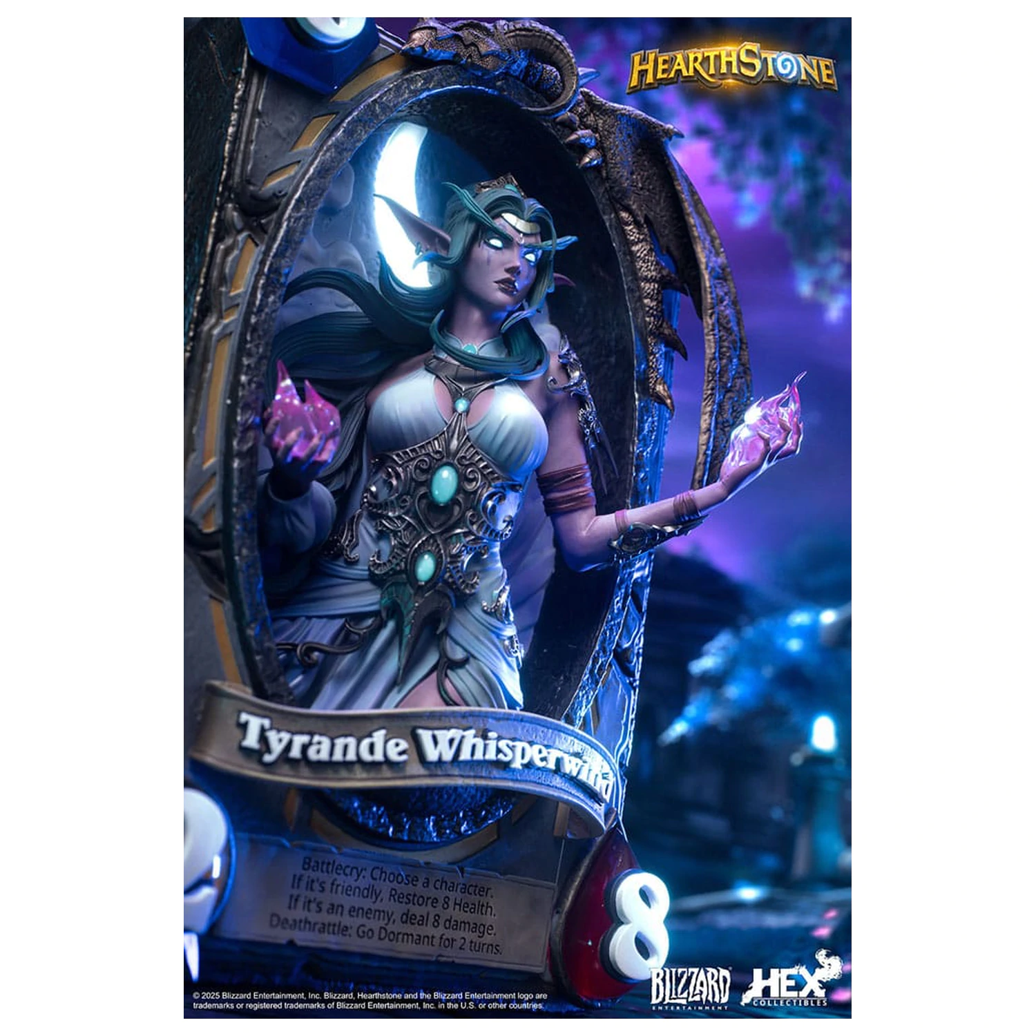 Hearthstone 3D Art Frame Statue Tyrande Whisperwind 31 cm product photo