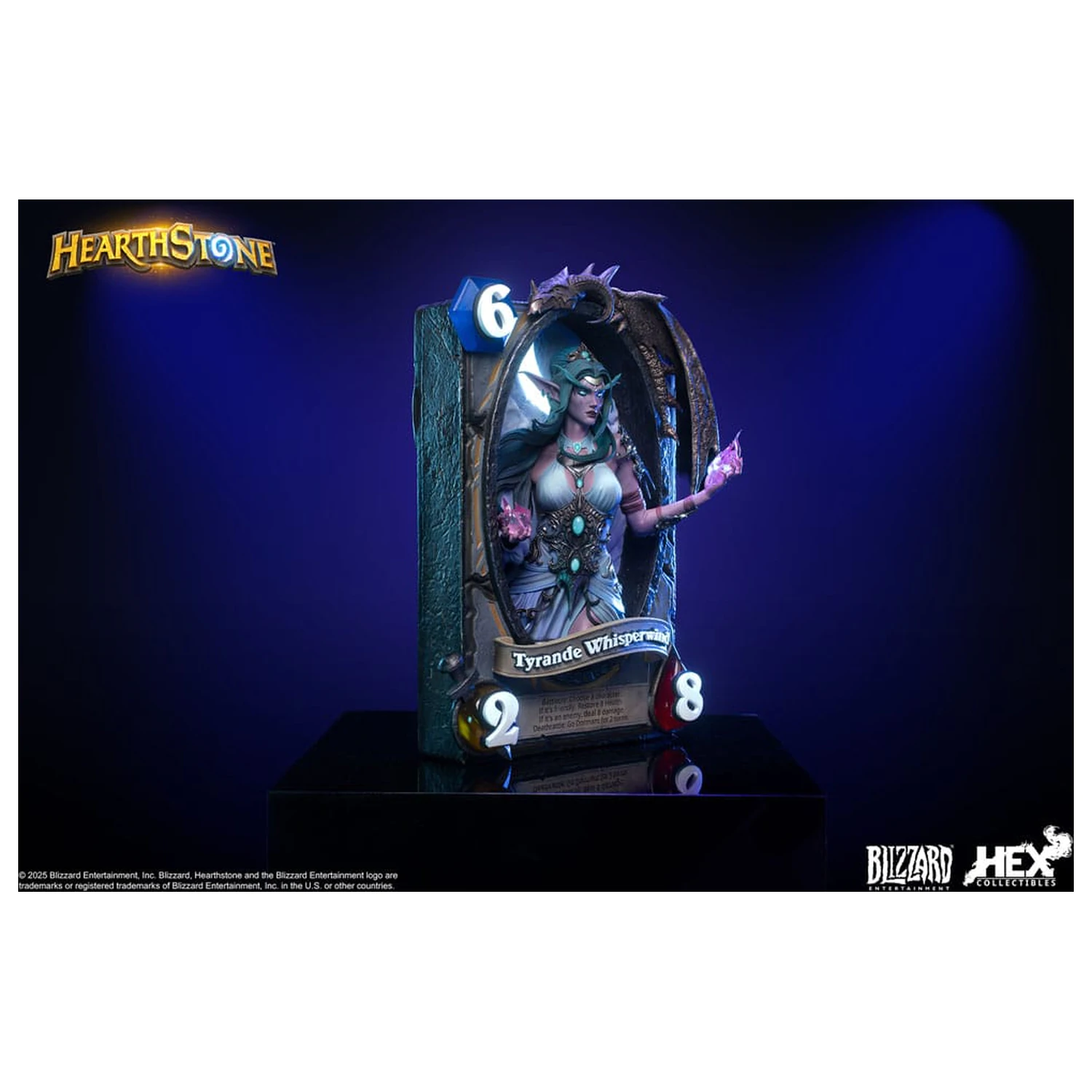Hearthstone 3D Art Frame Statue Tyrande Whisperwind 31 cm product photo