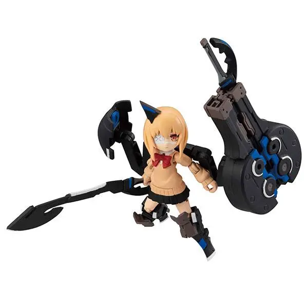 Heavily Armed High School Girls Desktop Army Figure Team 3 8 cm product photo