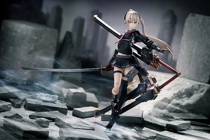 Heavily Armed High School Girls PLAMAX Figure HH-01 Ichi 17 cm product photo