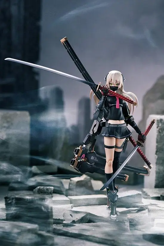 Heavily Armed High School Girls PLAMAX Figure HH-01 Ichi 17 cm product photo
