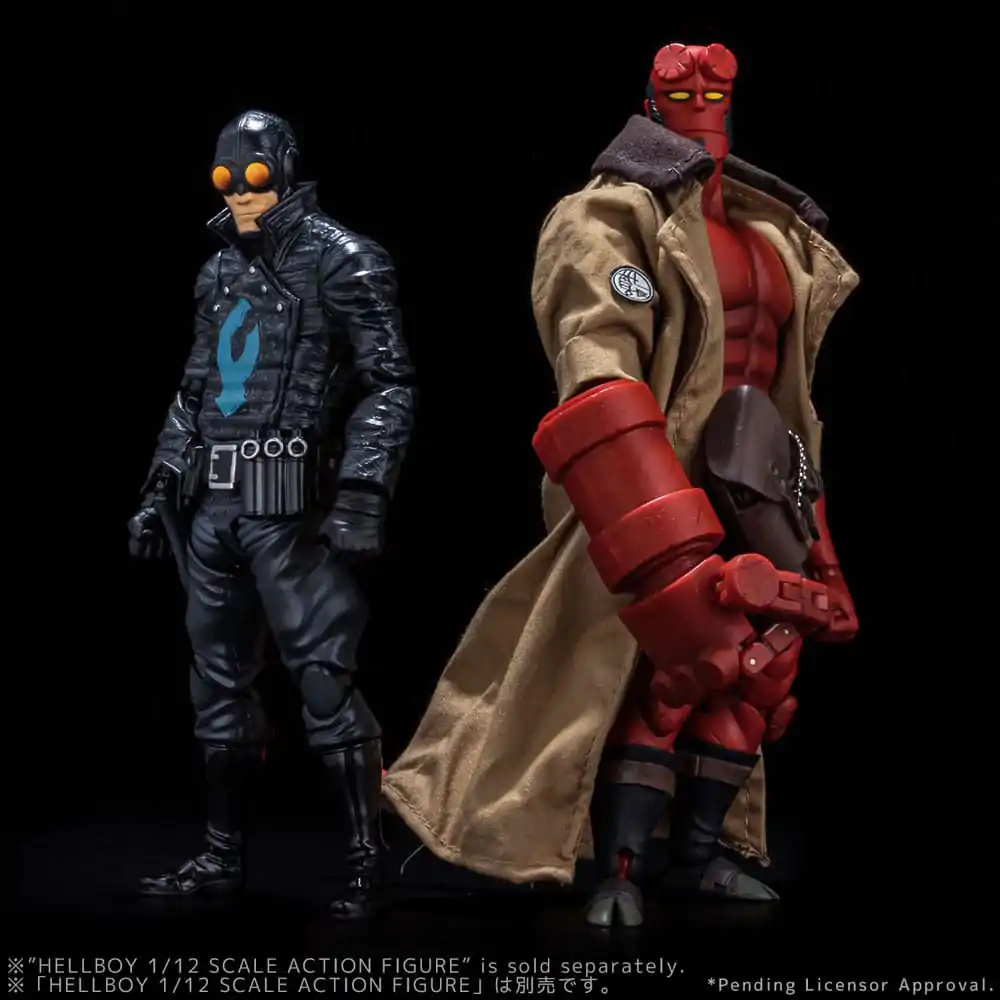 Hellboy Action Figure 1/12 Lobster Johnson 17 cm termékfotó