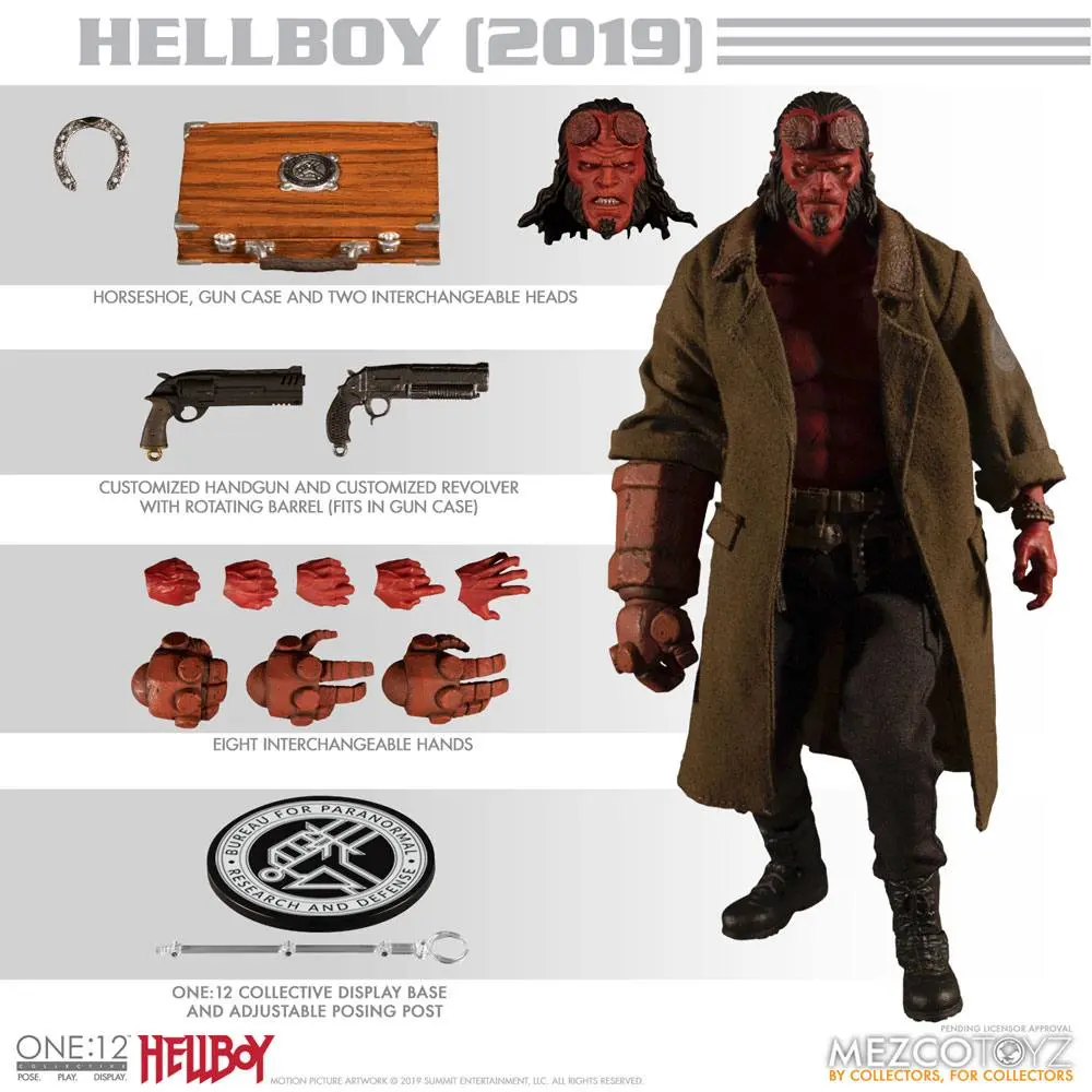 Hellboy (2019) Action Figure 1/12 Hellboy 17 cm product photo