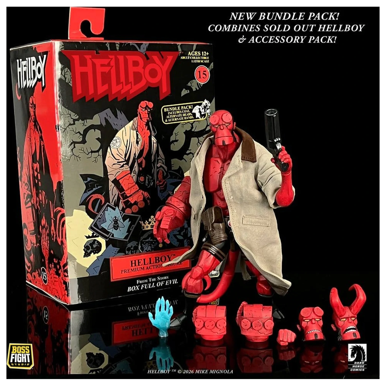 Hellboy Action Figure 1/12 Scale Bundle Pack product photo