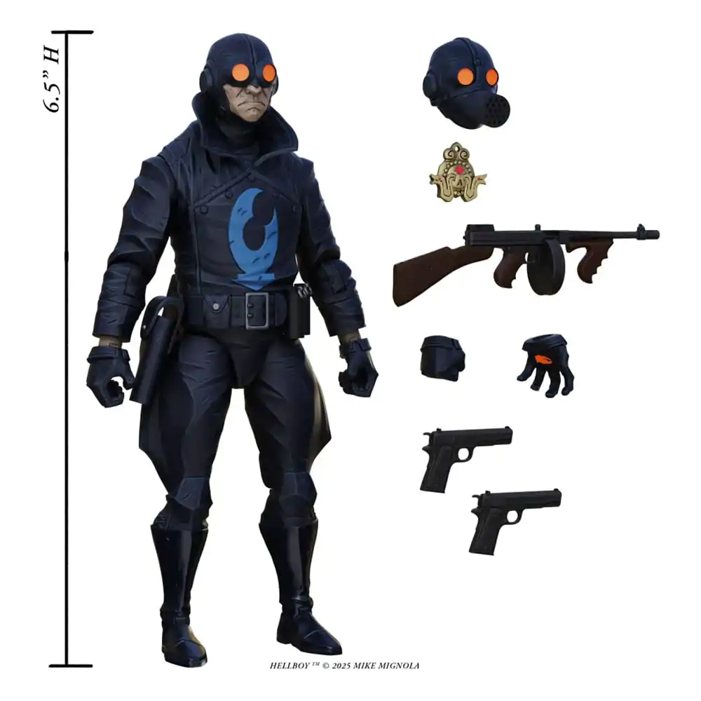 Hellboy Action Figure Lobster Johnson (The Iron Prometheus) 17 cm  product photo