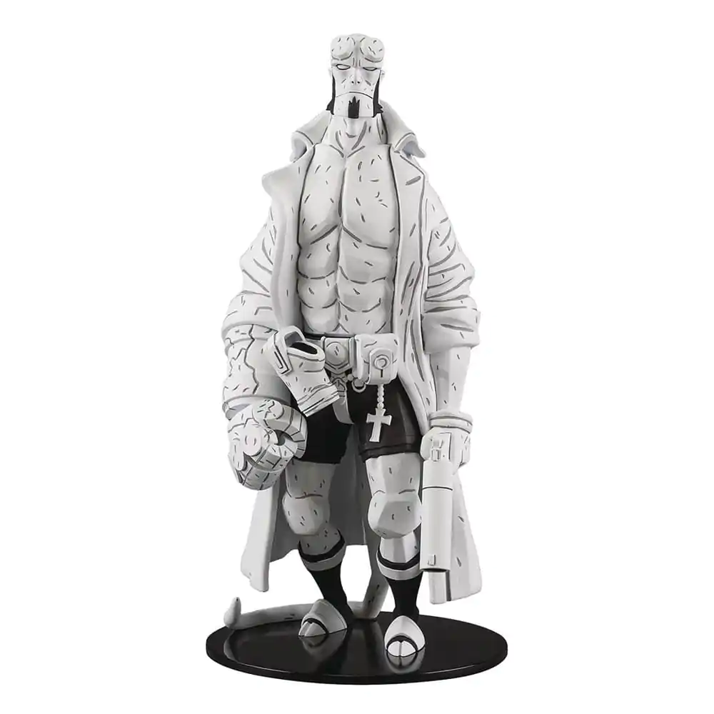 Hellboy Vinyl Statue 30th Anniversary B&amp;W Variant Previews Exclusive 32 cm product photo