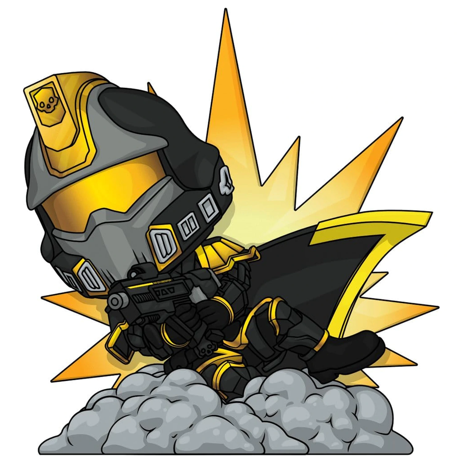 Helldivers 2 Vinyl Figure Hero of the Federation 10 cm product photo