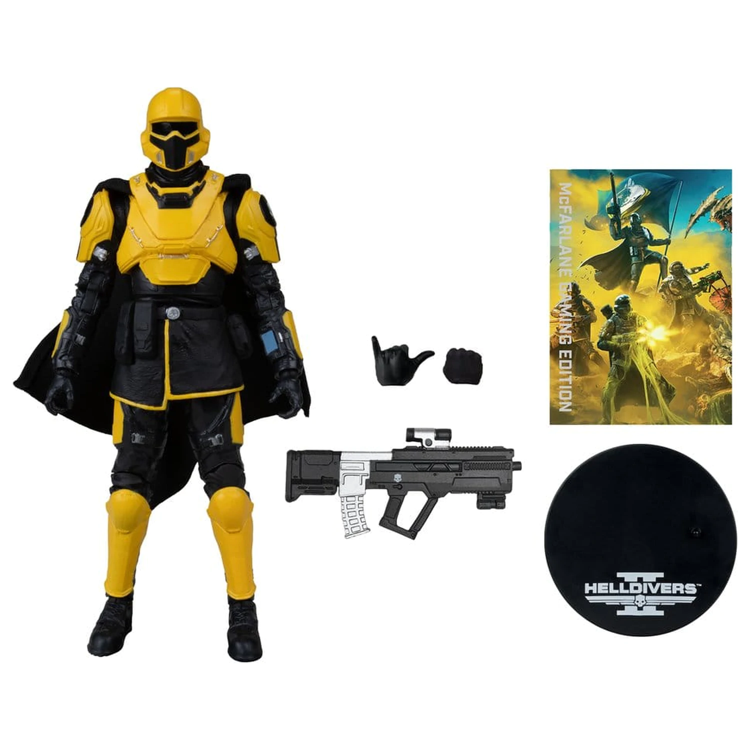 Helldivers II McFarlane Gaming Edition Action Figure T4-40 Gold Eagle 18 cm product photo