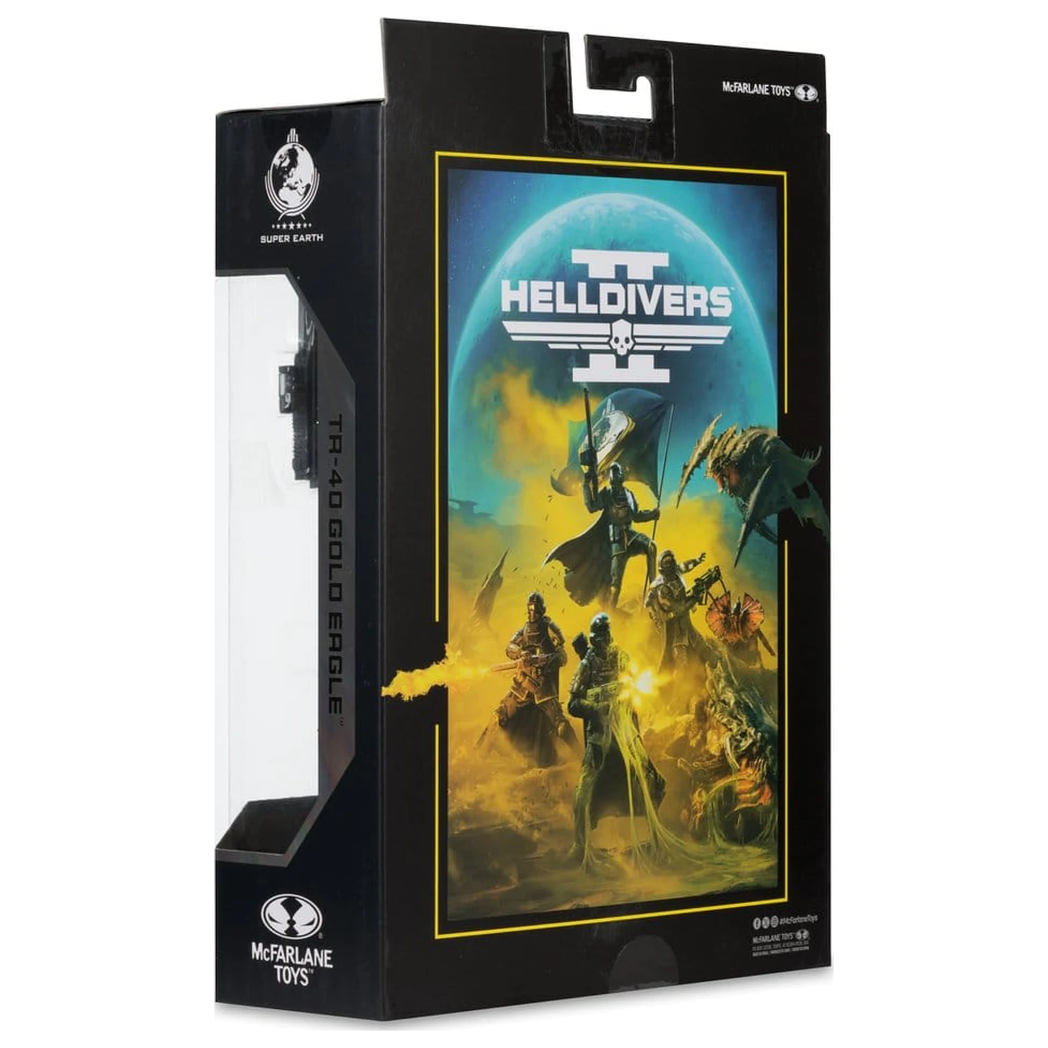 Helldivers II McFarlane Gaming Edition Action Figure T4-40 Gold Eagle 18 cm product photo