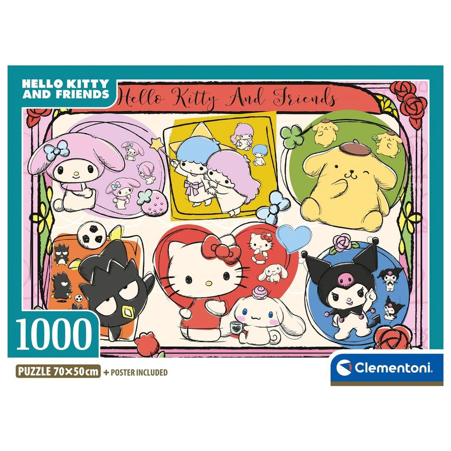 Hello Kitty 2 puzzle 1000pcs product photo