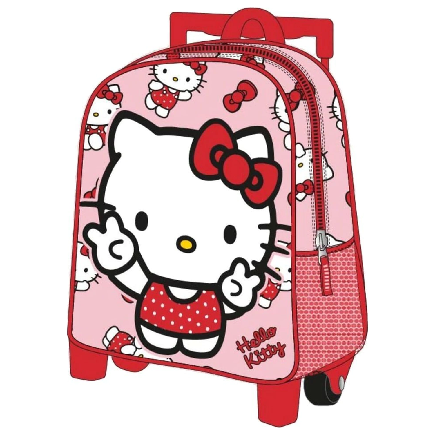Hello Kitty 3D trolley backpack 30cm product photo
