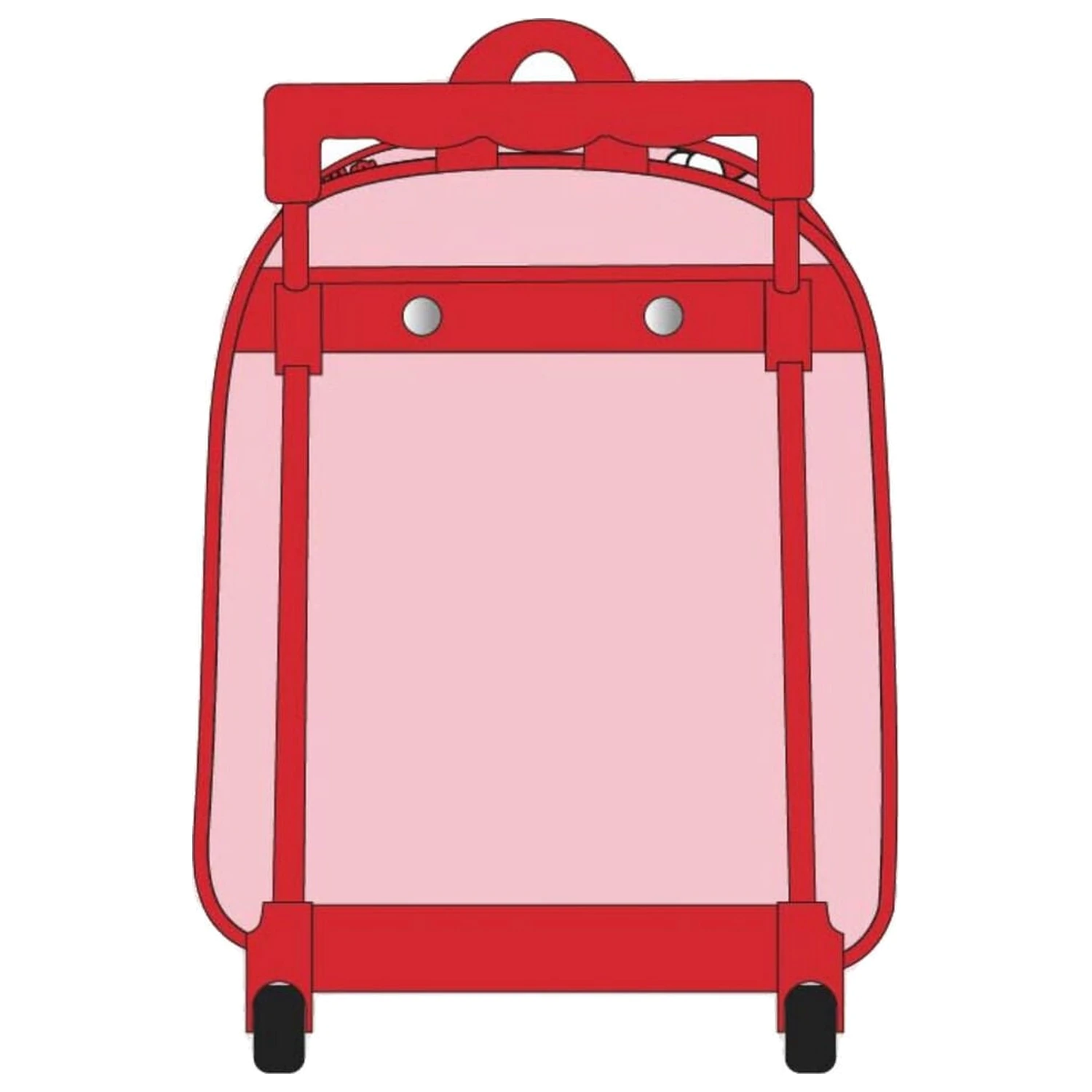 Hello Kitty 3D trolley backpack 30cm product photo