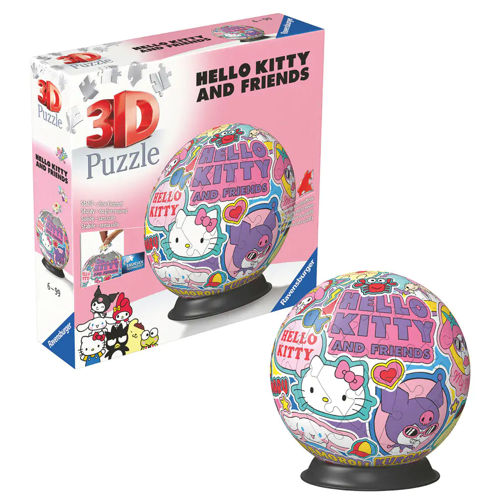 Hello Kitty 3D puzzle 72pcs product photo