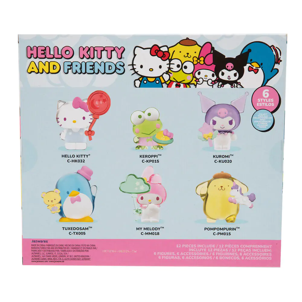 Hello Kitty pack 6 figures 5cm product photo