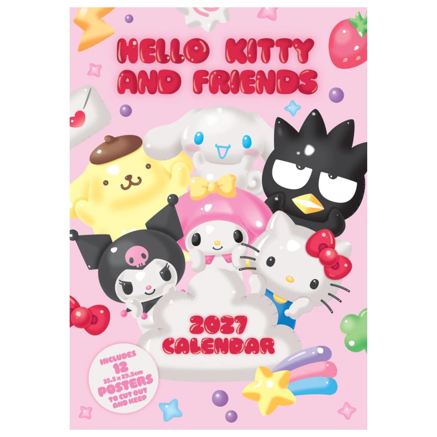 Hello Kitty Calendar A3 Poster 2027 product photo