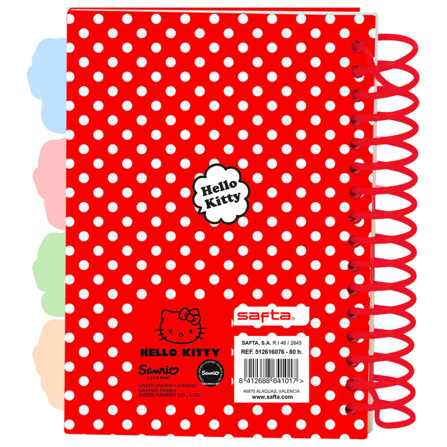 Hello Kitty A6 notebook product photo